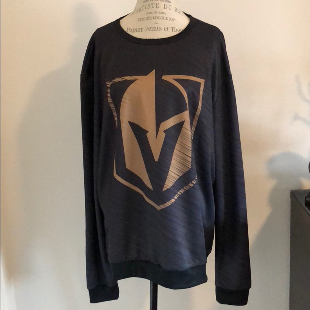 NWT Vegas Golden Knights Black Static Rain shirt